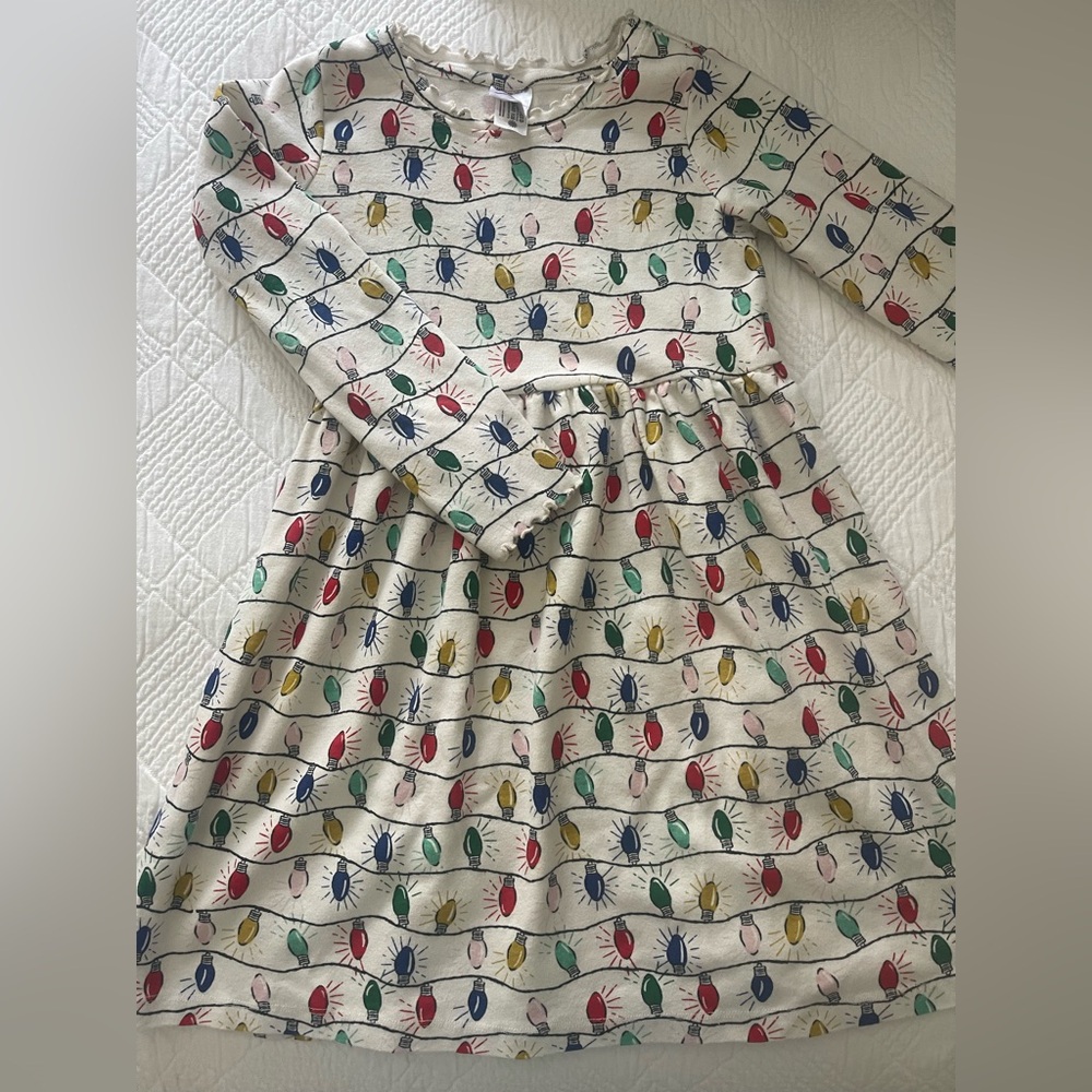 Colorful Bulb Print Dress